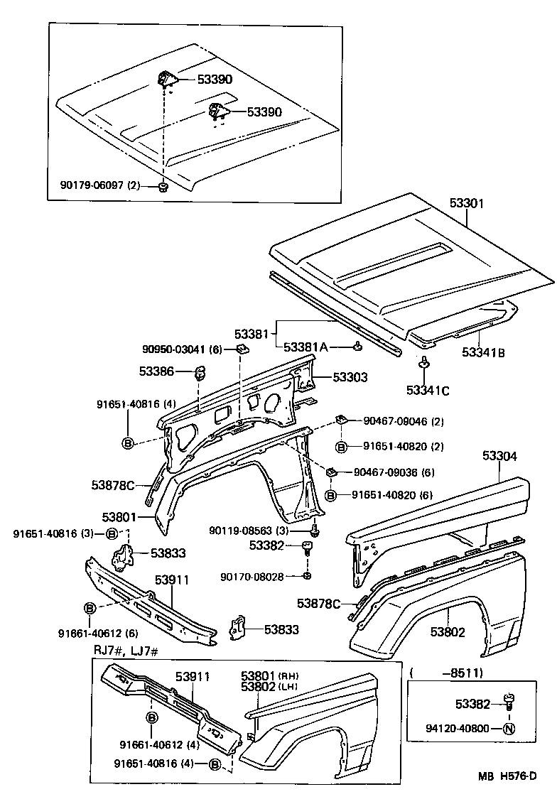 Hood and Fender